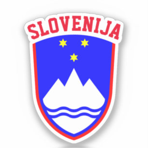 Coat of Arms of SLOVENIA Sticker