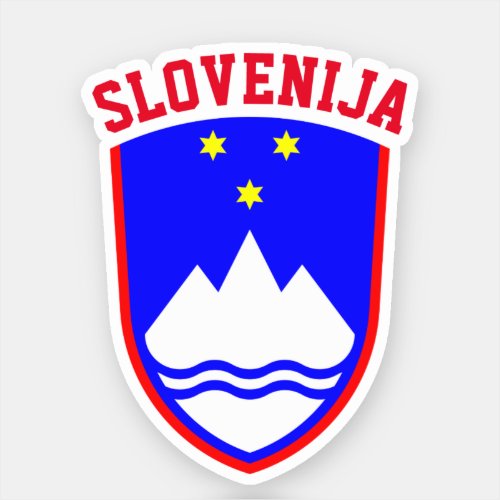 Coat of Arms of SLOVENIA Sticker