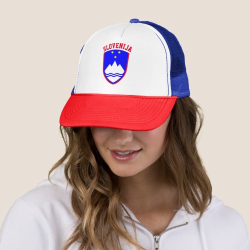 Coat of Arms of SLOVENIA Trucker Hat