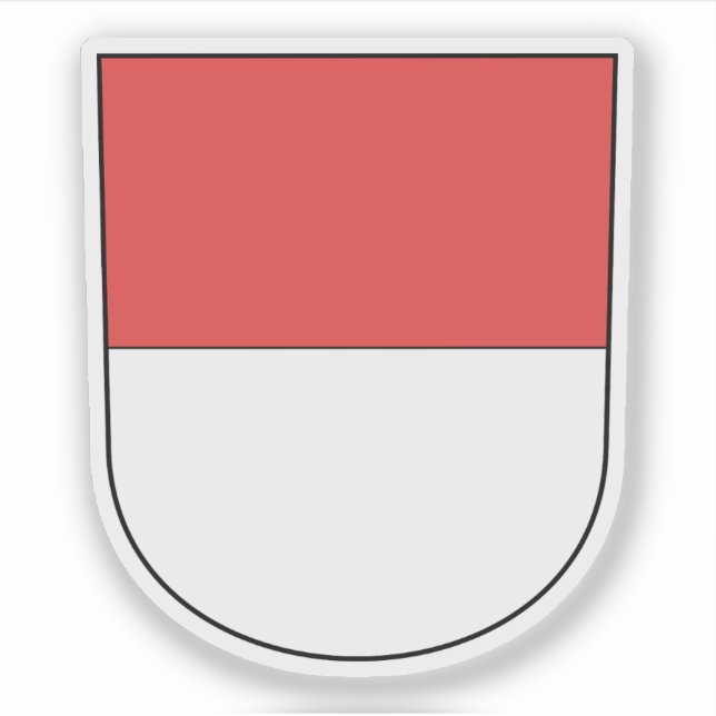 Coat of arms of Solothurn district, Switzerland Sticker (Front)