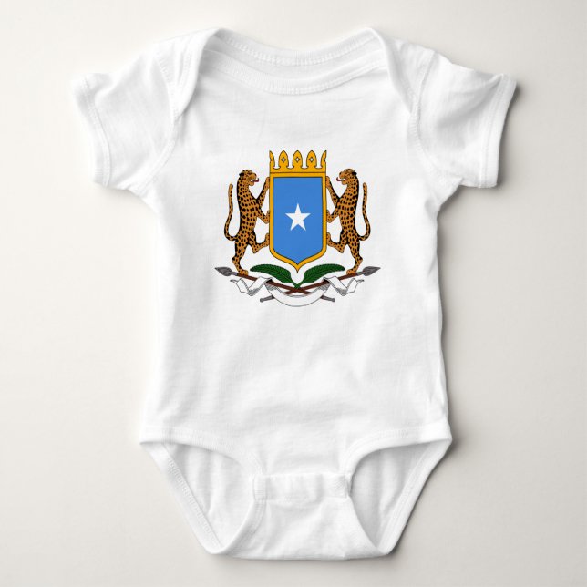 Coat of Arms of Somalia Baby Bodysuit (Front)