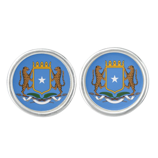 Coat of Arms of Somalia Cufflinks (Front)