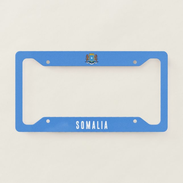 Coat of Arms of Somalia License Plate Frame (Front)
