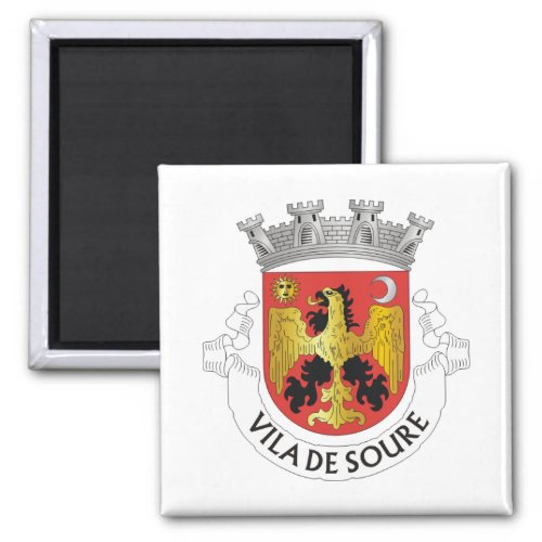 Coat of Arms of Soure Portugal Magnet