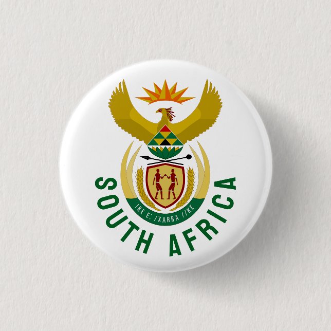 Coat of Arms of South Africa Button (Front)