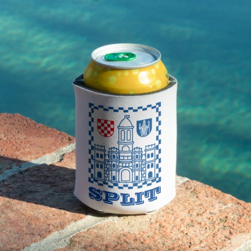 Coat of Arms of Split Croatia Can Cooler