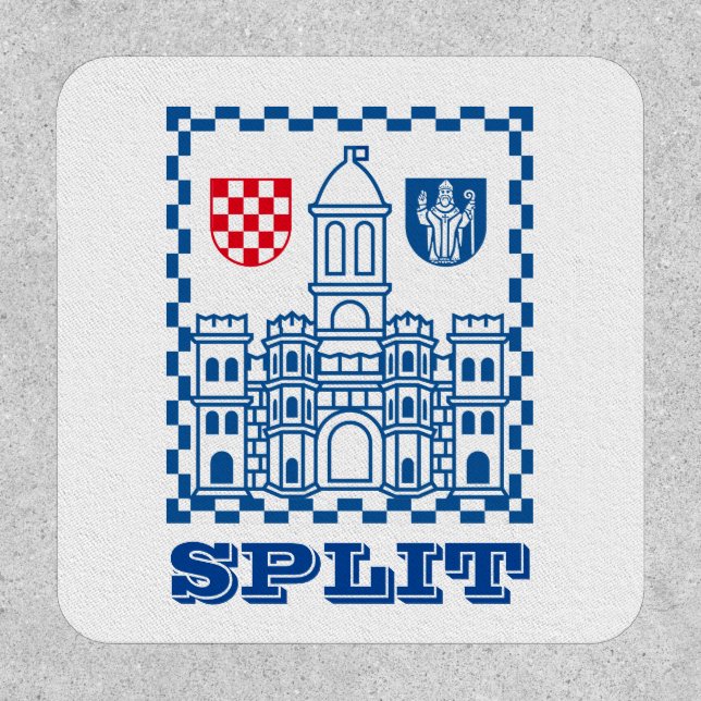 Coat of Arms of Split, Croatia Patch (Front)