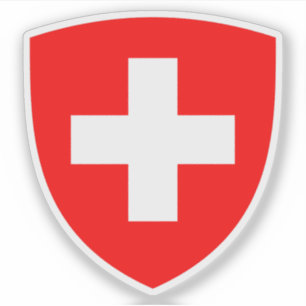 Coat of arms of Switzerland Sticker