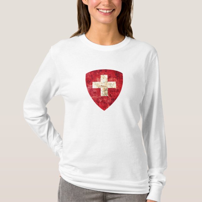 Coat of Arms of Switzerland T-Shirt (Front)