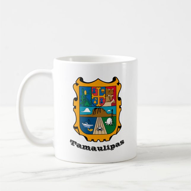 Coat of Arms of Tamaulipas (state), Mexico Coffee  Mug (Left)