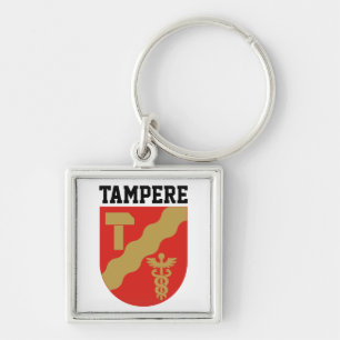 Coat of Arms of Tampere, Finland Keychain