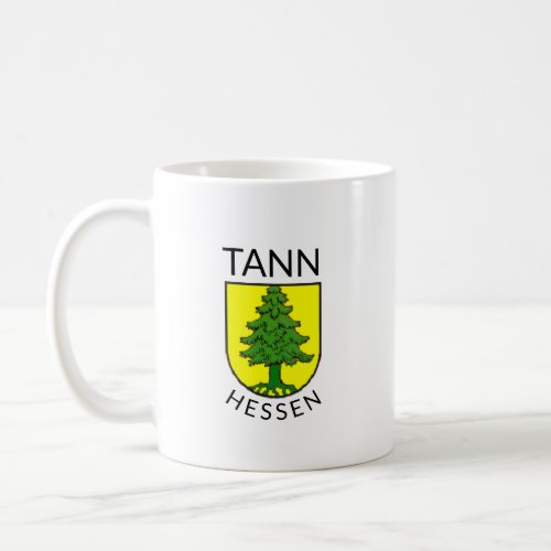 Coat of Arms of Tann Hesse Germany Coffee Mug