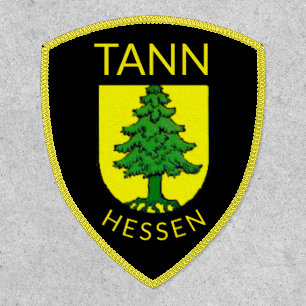 Coat of Arms of Tann, Hesse (Germany) Patch
