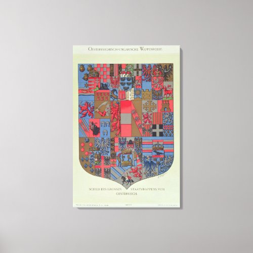 Coat of Arms of the Austro_Hungarian Empire Canvas Print