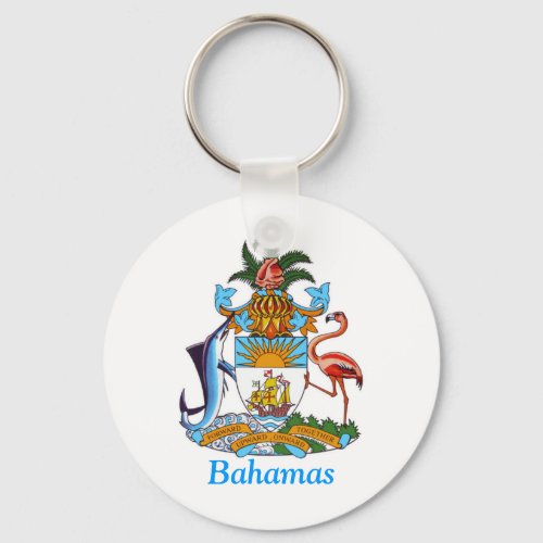 Coat of arms of the Bahamas Keychain