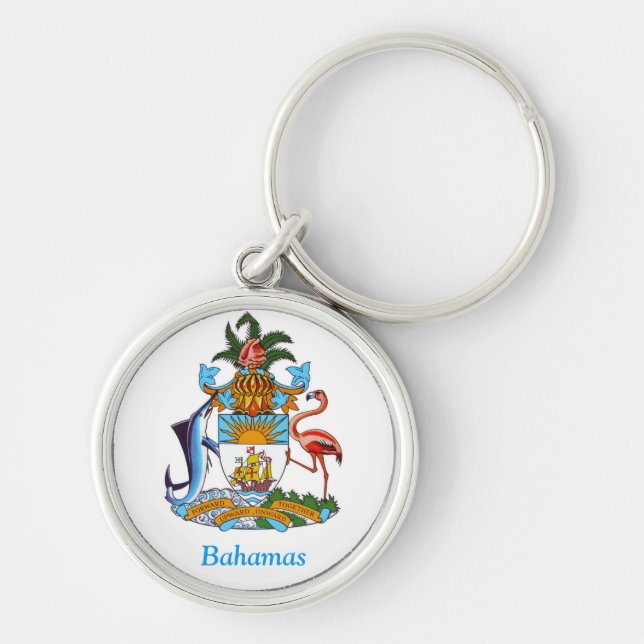 Coat of arms of the Bahamas Keychain (Front)