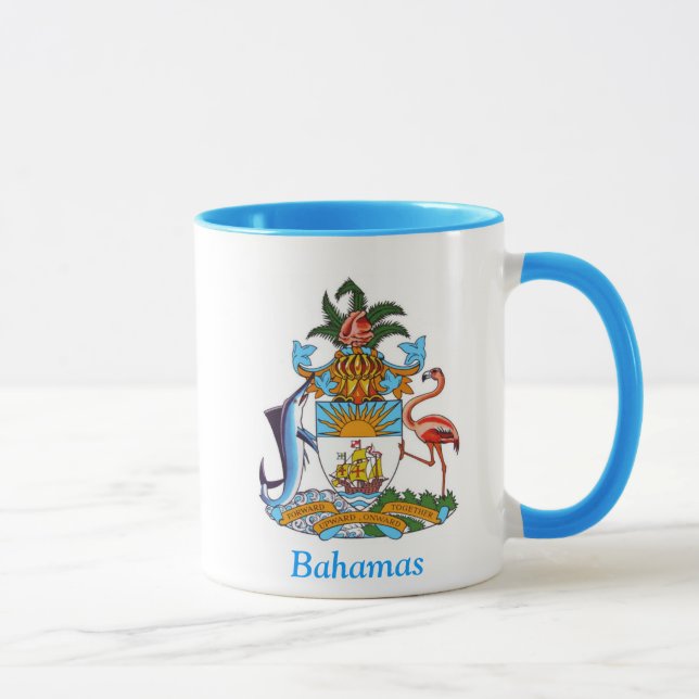 Coat of arms of the Bahamas Mug (Right)