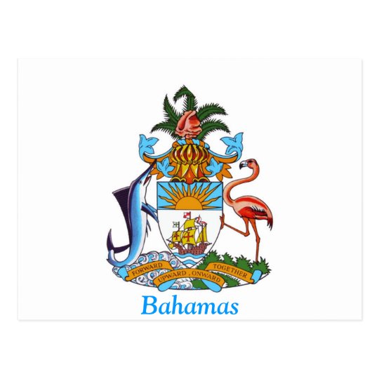 Coat of arms of the Bahamas Postcard | Zazzle.com
