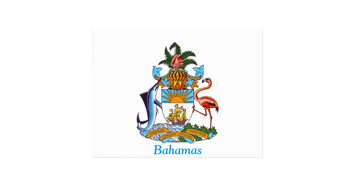 Coat of arms of the Bahamas Postcard | Zazzle.com