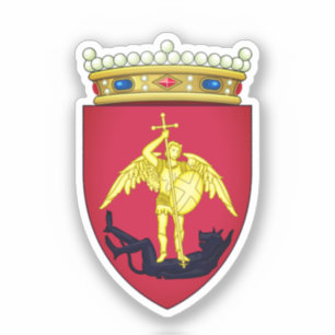 Coat of Arms of the City of Brussels Sticker