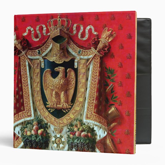 Coat of Arms of the French Empire 3 Ring Binder (Front/Inside)