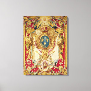 Coat of arms of the French Royal Family Canvas Print