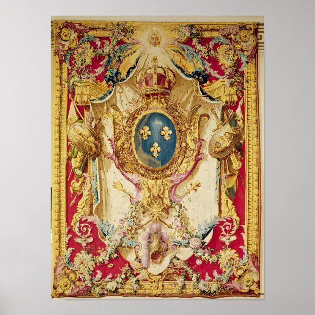 Coat of arms of the French Royal Family Poster (Front)