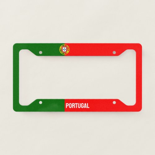 Coat of Arms of the Kingdom of Portugal 1640_1910 License Plate Frame