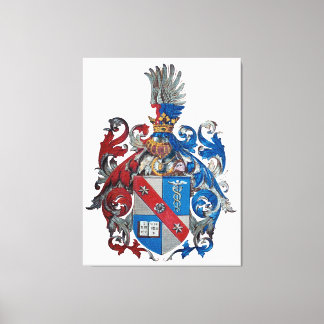 Coat of Arms of the Ludwig Von Mises Family Canvas Print