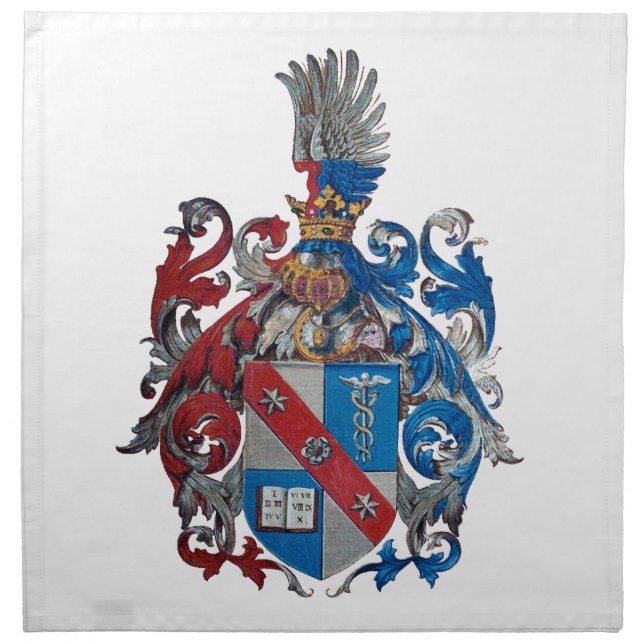 Coat of Arms of the Ludwig Von Mises Family Napkin (Front)