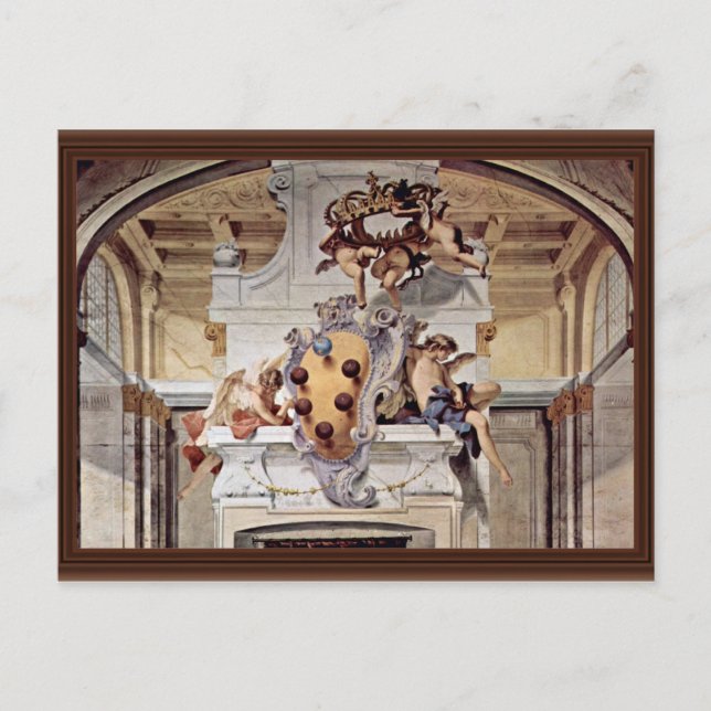 Coat Of Arms Of The Medici., By Ricci Sebastiano Postcard (Front)