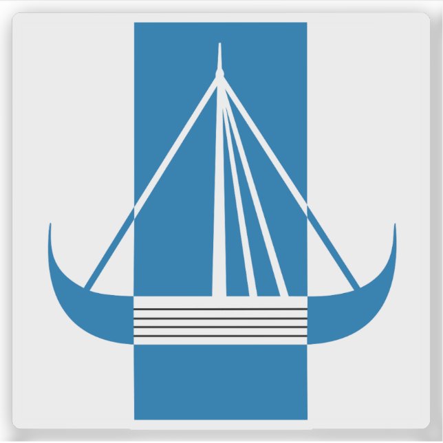 Coat of arms of the municipality of Frederikssund Sticker (Front)