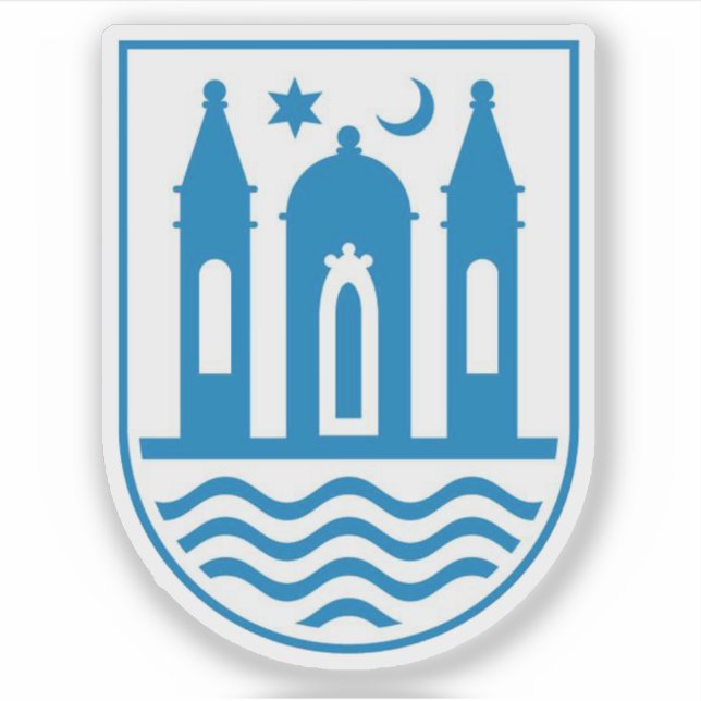 Coat of arms of the municipality of Svendborg Sticker (Front)
