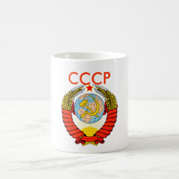 Coat of arms of the Soviet Union, CCCP Coffee Mug