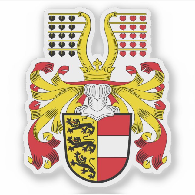 Coat of arms of the state of Carinthia, Austria Sticker (Front)