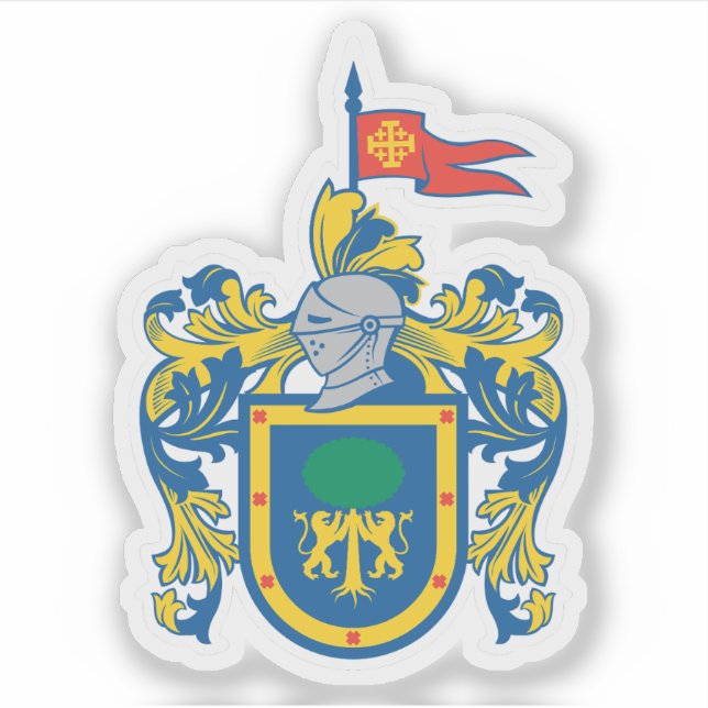 Coat of arms of the state of Jalisco, Mexico  Sticker (Front)