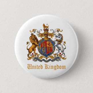 COAT OF ARMS OF THE UNITED KINGDOM BUTTON
