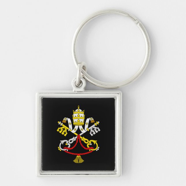 Coat of arms of the Vatican City Keychain (Front)