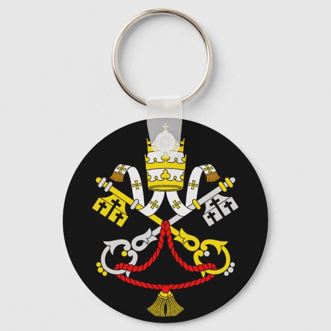 Coat of arms of the Vatican City Keychain (Front)