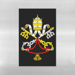Coat of arms of the Vatican City Magnetic Dry Erase Sheet