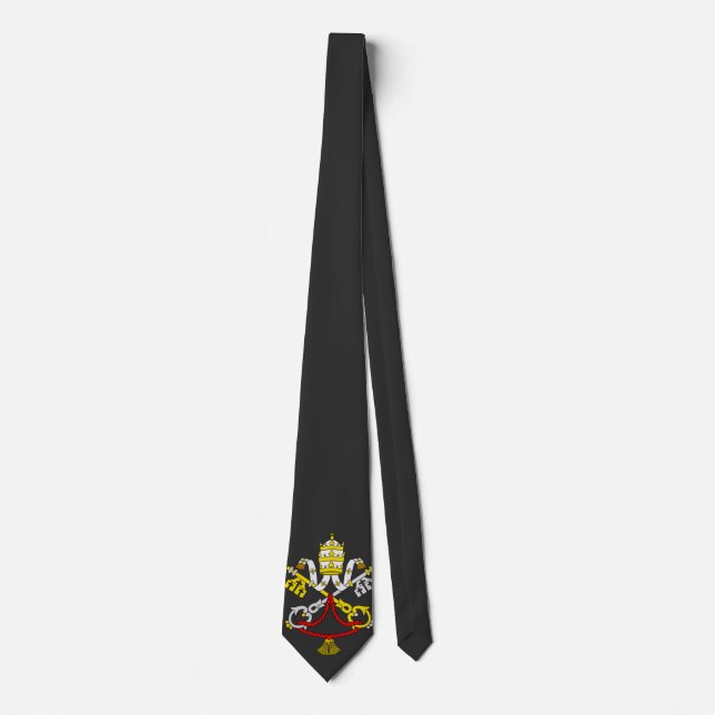 Coat of arms of the Vatican City Neck Tie (Front)