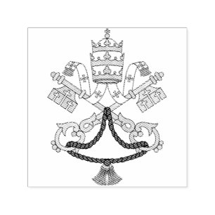 Coat of arms of the Vatican City Self-inking Stamp