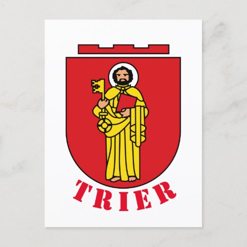 Coat of Arms of Trier Germany Postcard