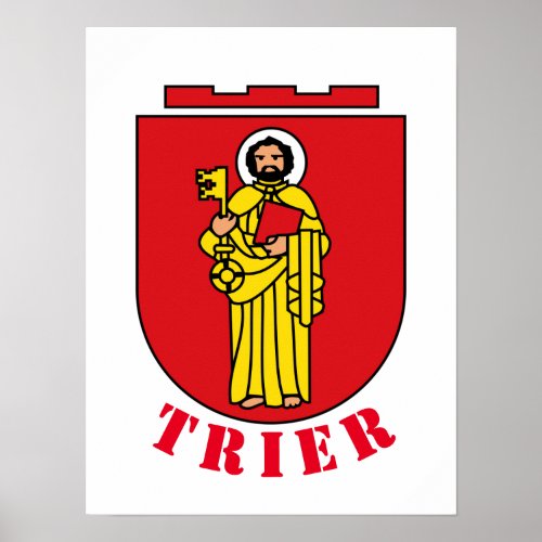 Coat of Arms of Trier Germany Poster