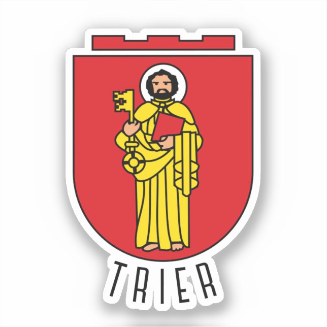 Coat of Arms of Trier, Germany Sticker (Front)