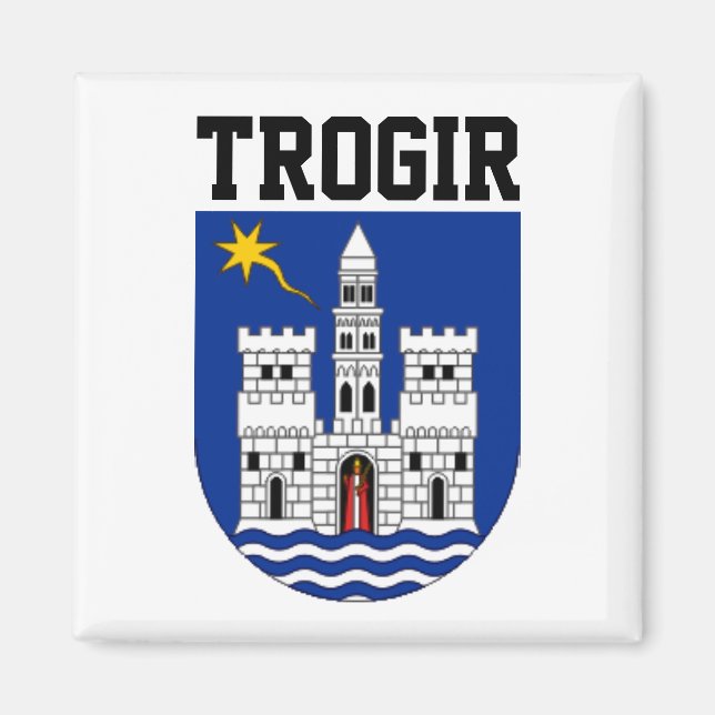 Coat of Arms of Trogir, Croatia Magnet (Front)