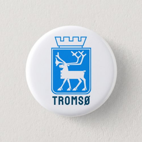 Coat of arms of Troms NORWAY Button