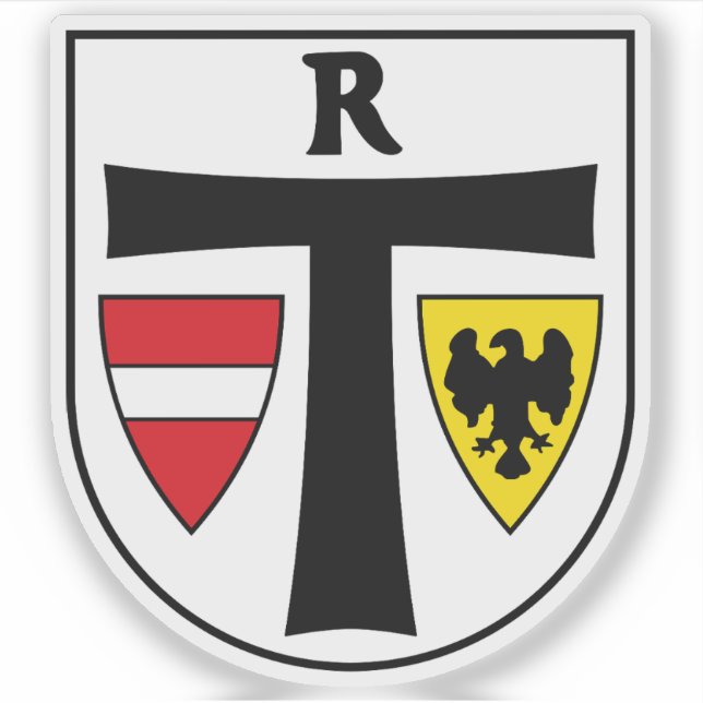 Coat of arms of Tulln an der Donau, Austria Sticker (Front)