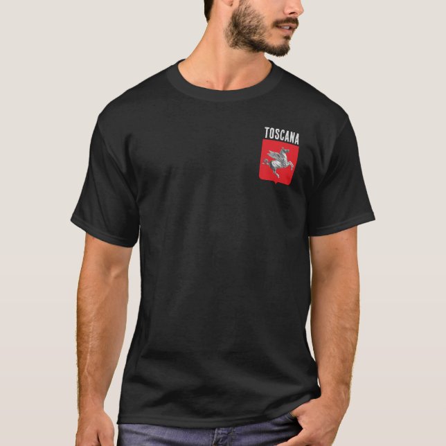 Coat of Arms of Tuscany, ITALY T-Shirt (Front)