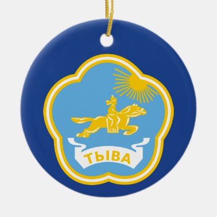 Coat of arms of Tuva Ceramic Ornament